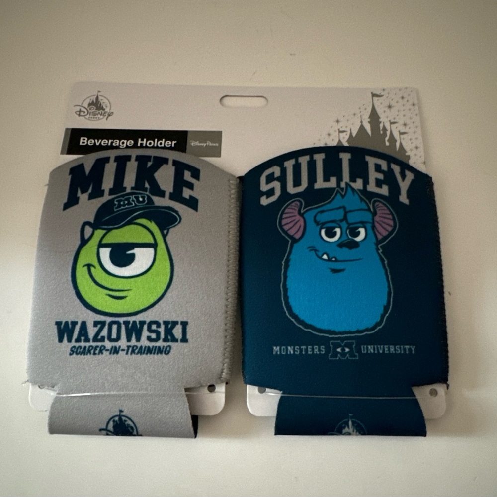 Disney Monsters University Beverage Holders NWT